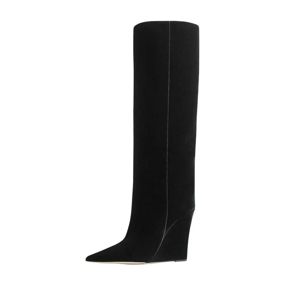 Wedges Knee High Boots