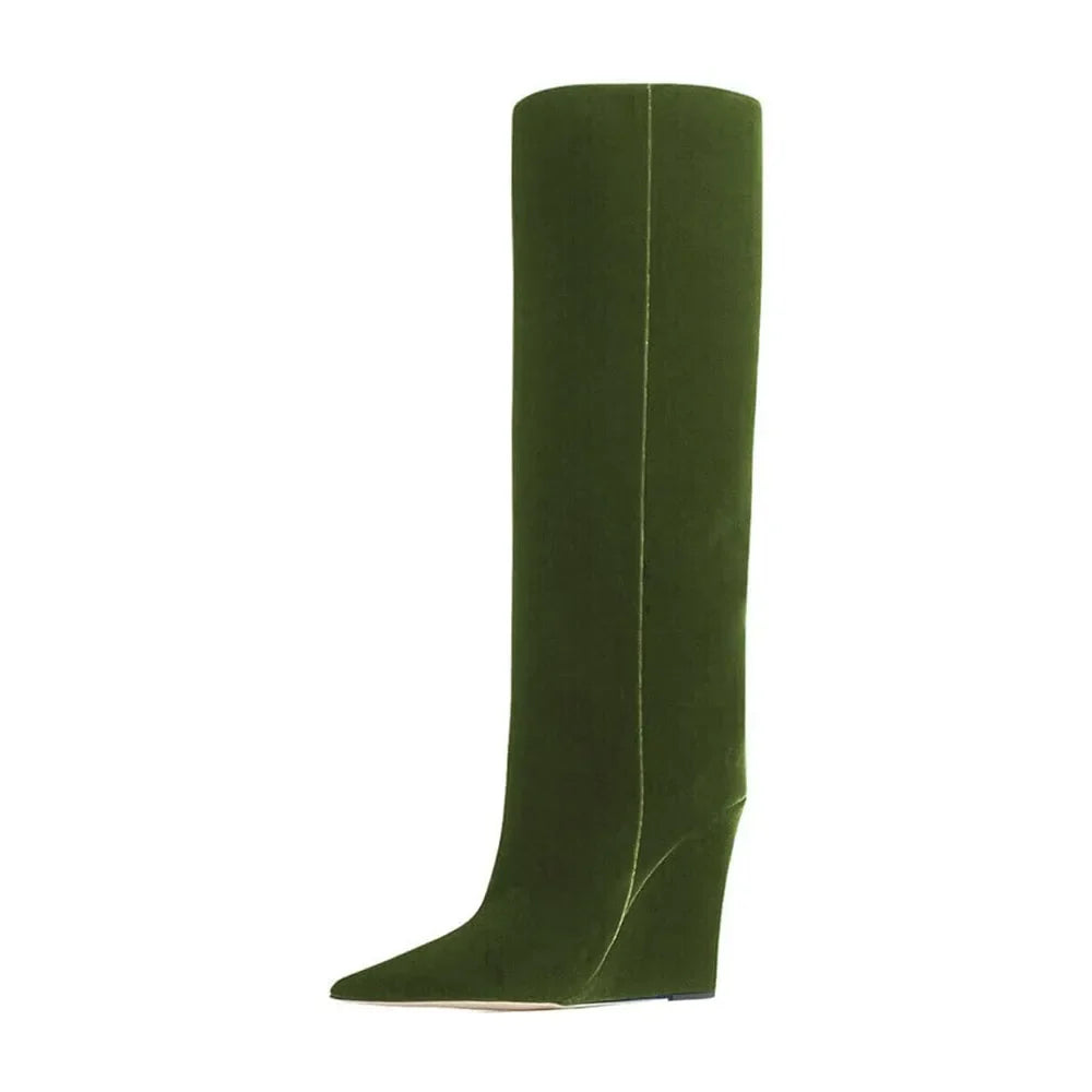 Wedges Knee High Boots