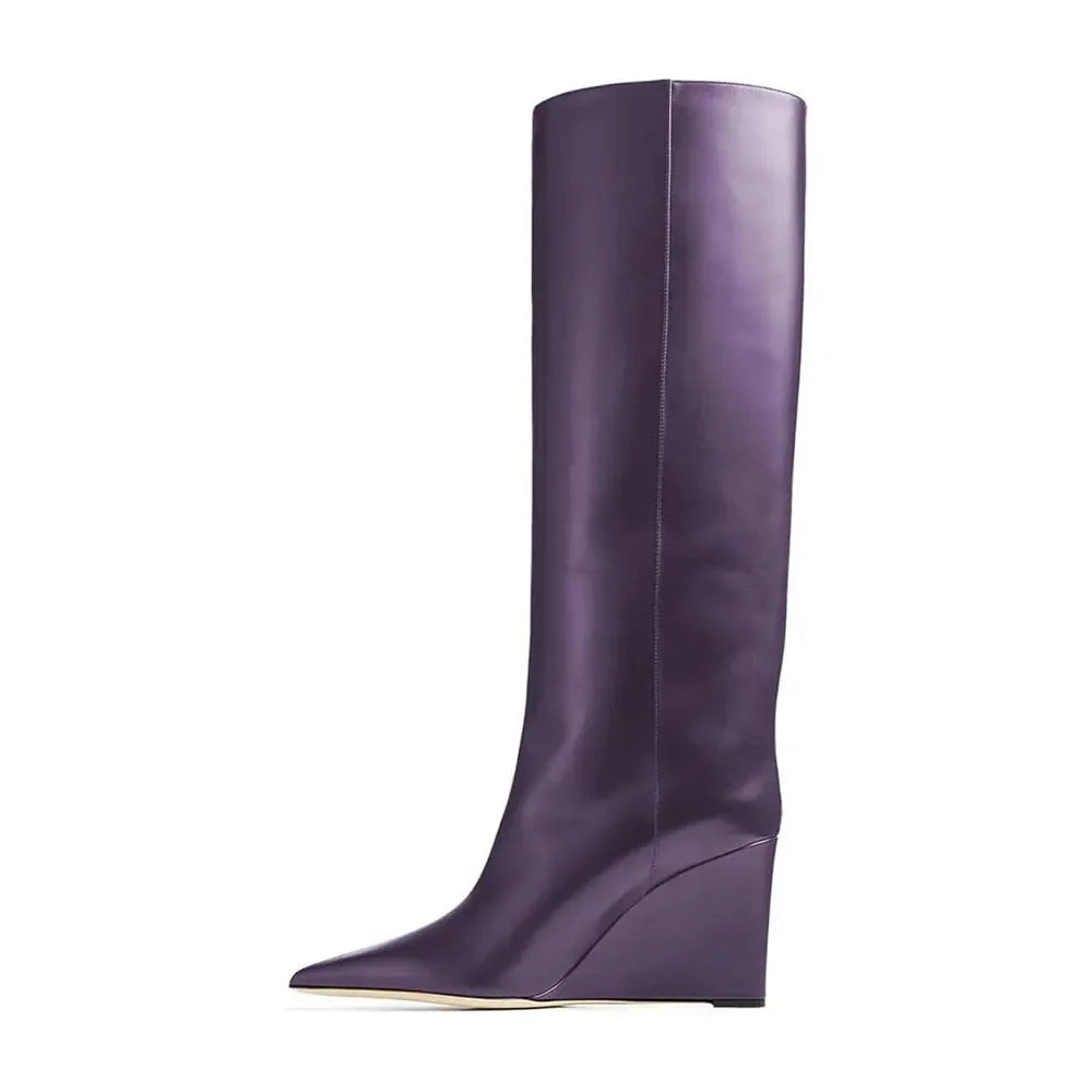 Wedges Knee High Boots