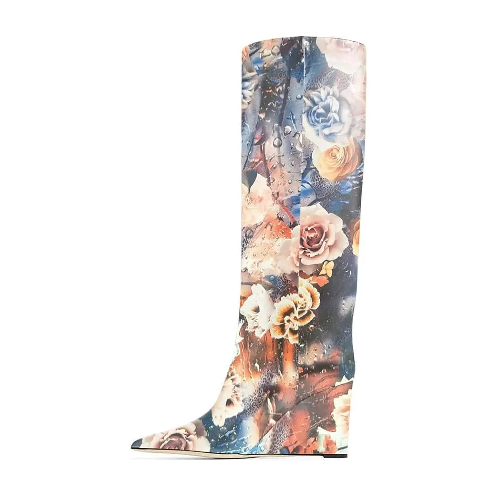 Wedges Knee High Boots