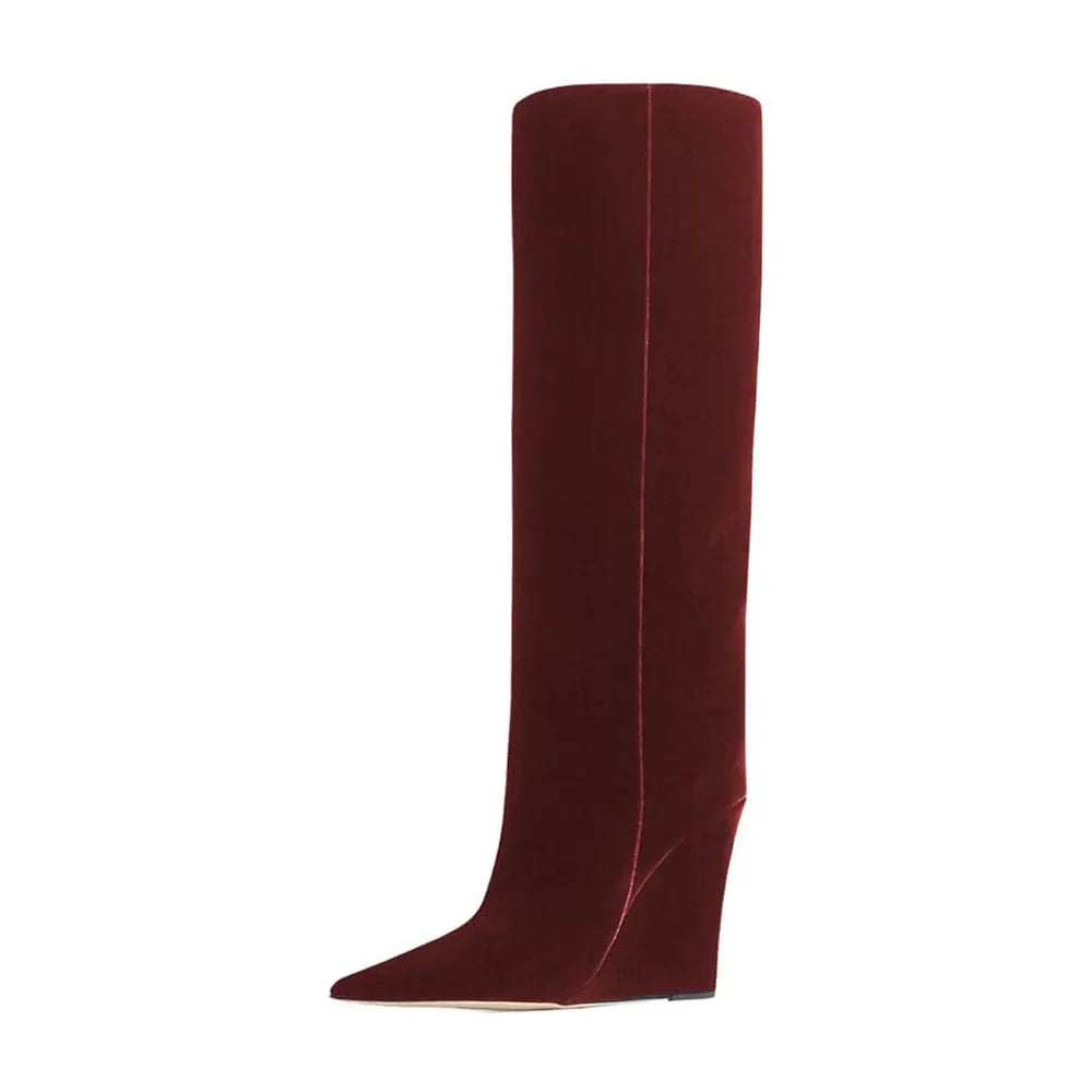 Wedges Knee High Boots