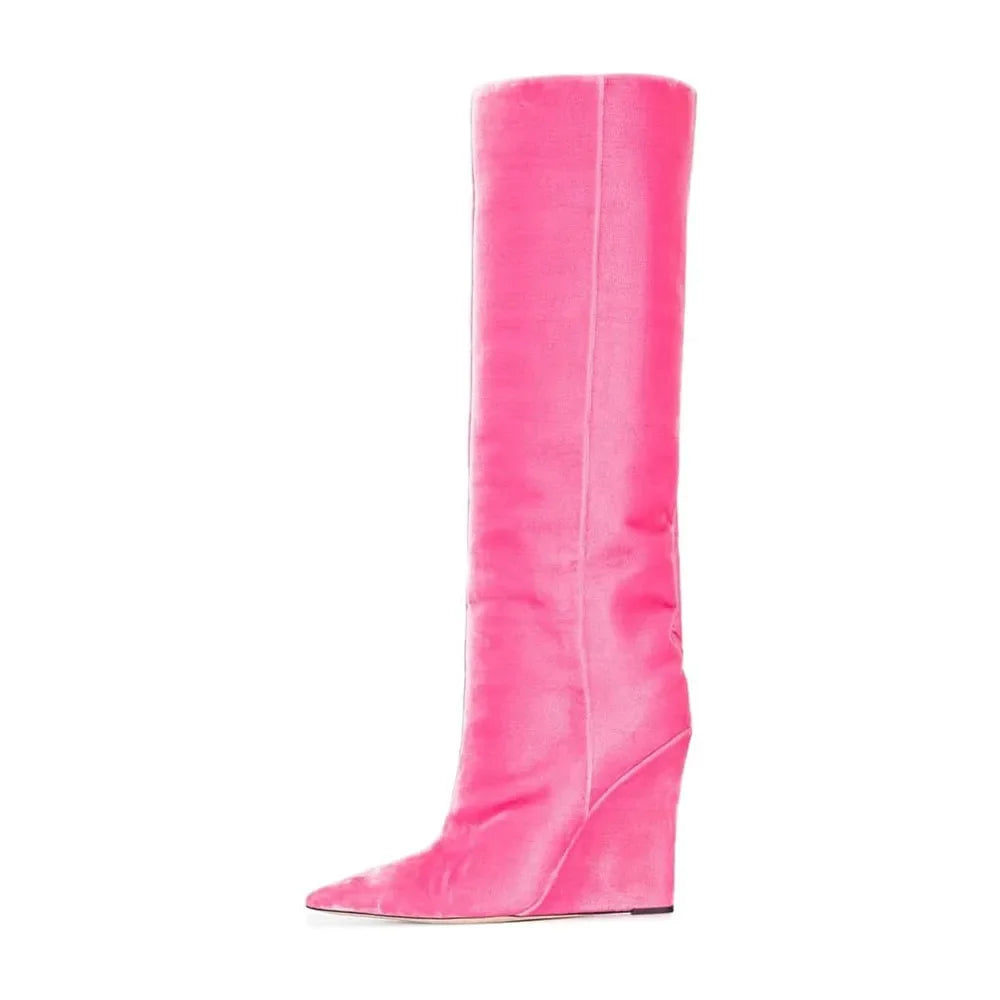 Wedges Knee High Boots