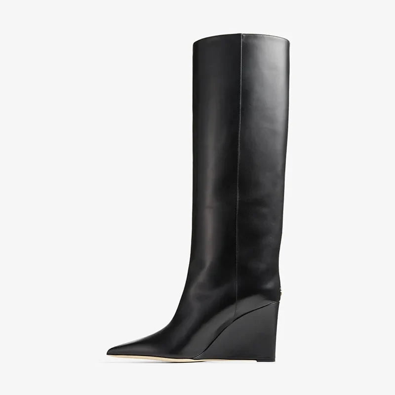 Wedges Knee High Boots
