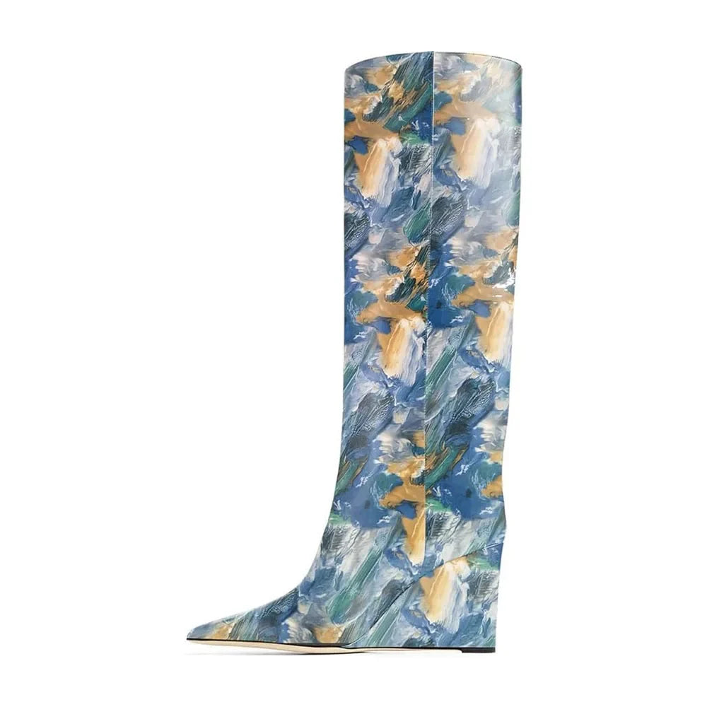 Wedges Knee High Boots
