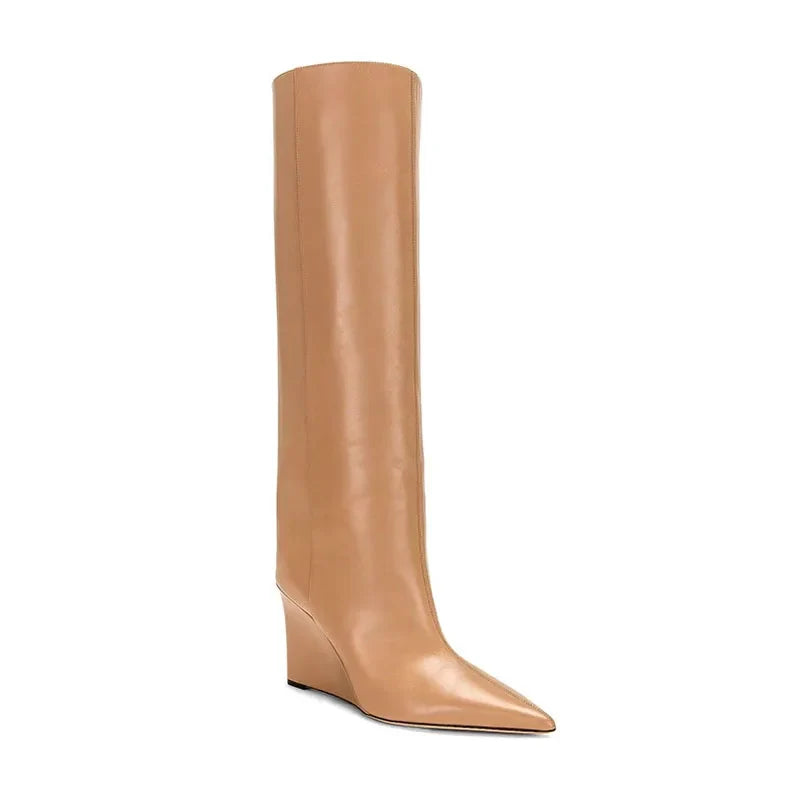 Wedges Knee High Boots