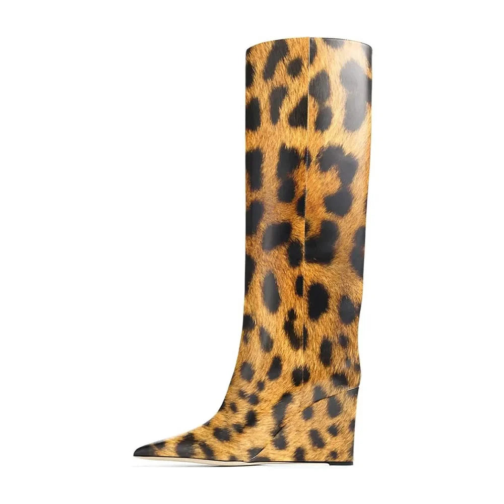 Wedges Knee High Boots
