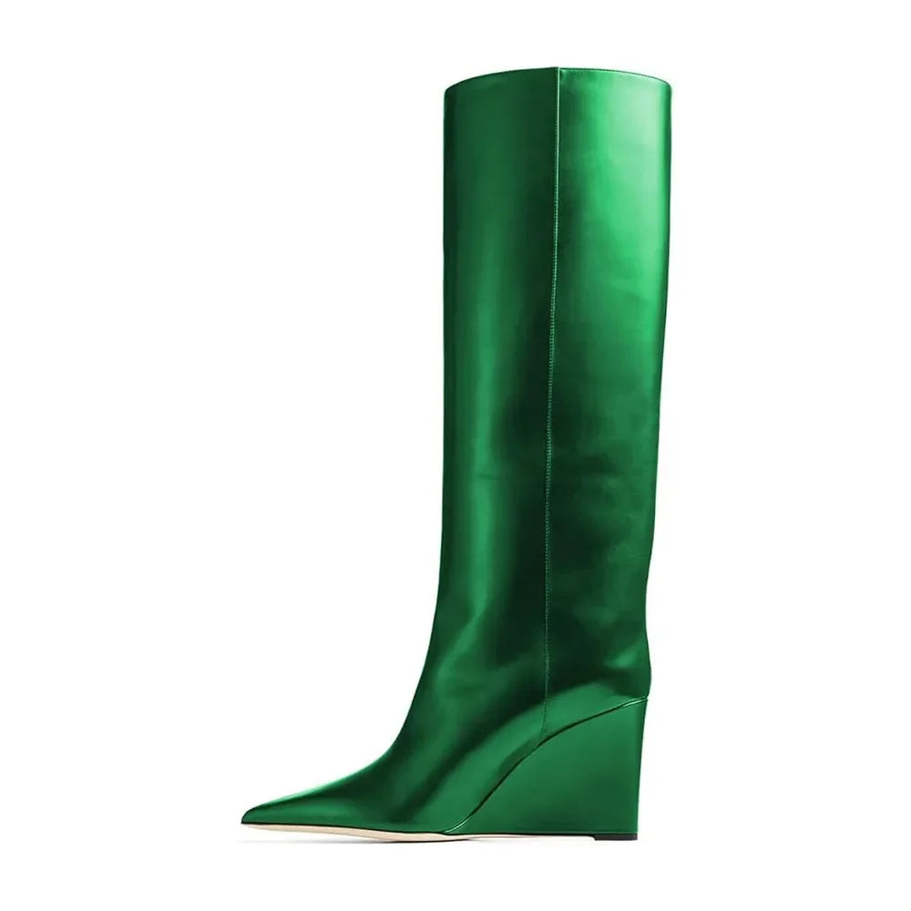 Wedges Knee High Boots