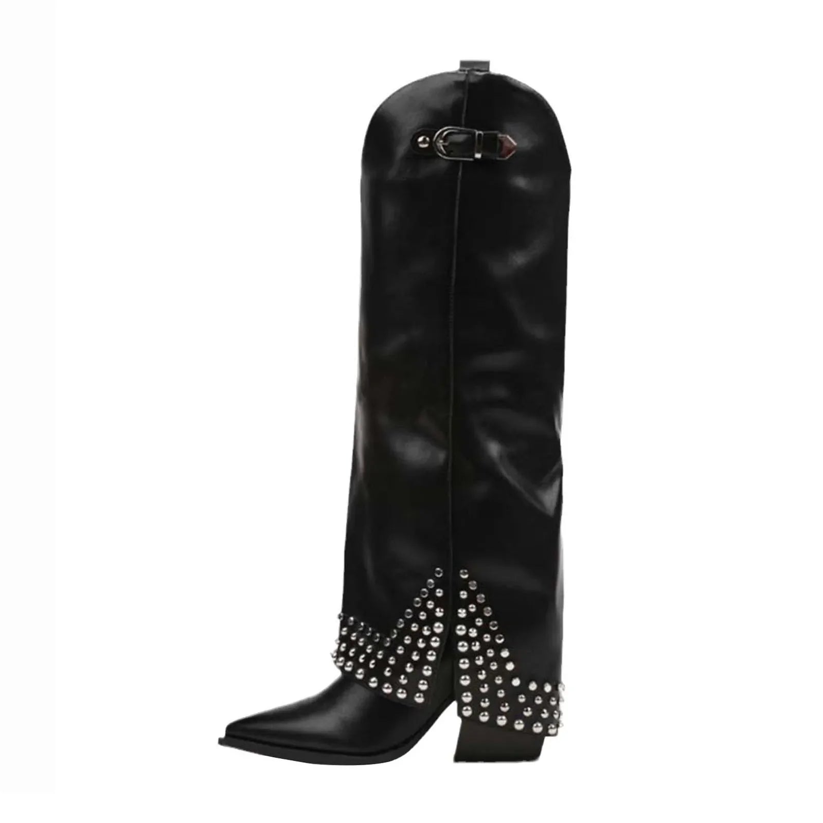 Women's Apricot Suede Knee High Boots