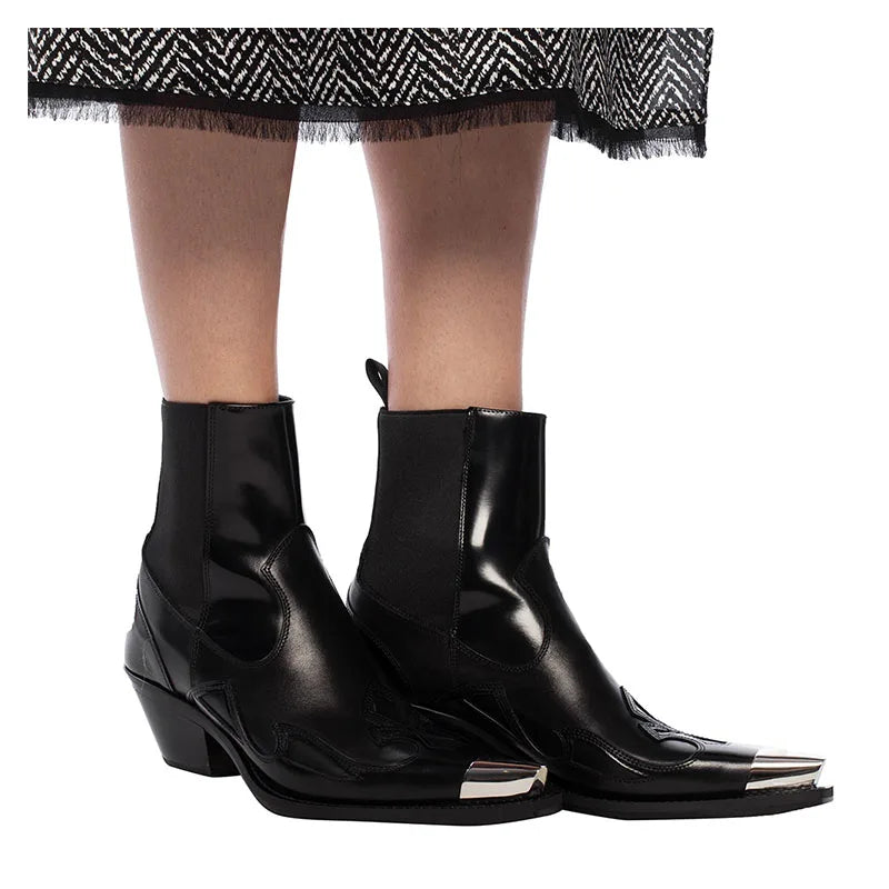 Women's Cowhide Chelsea Boots