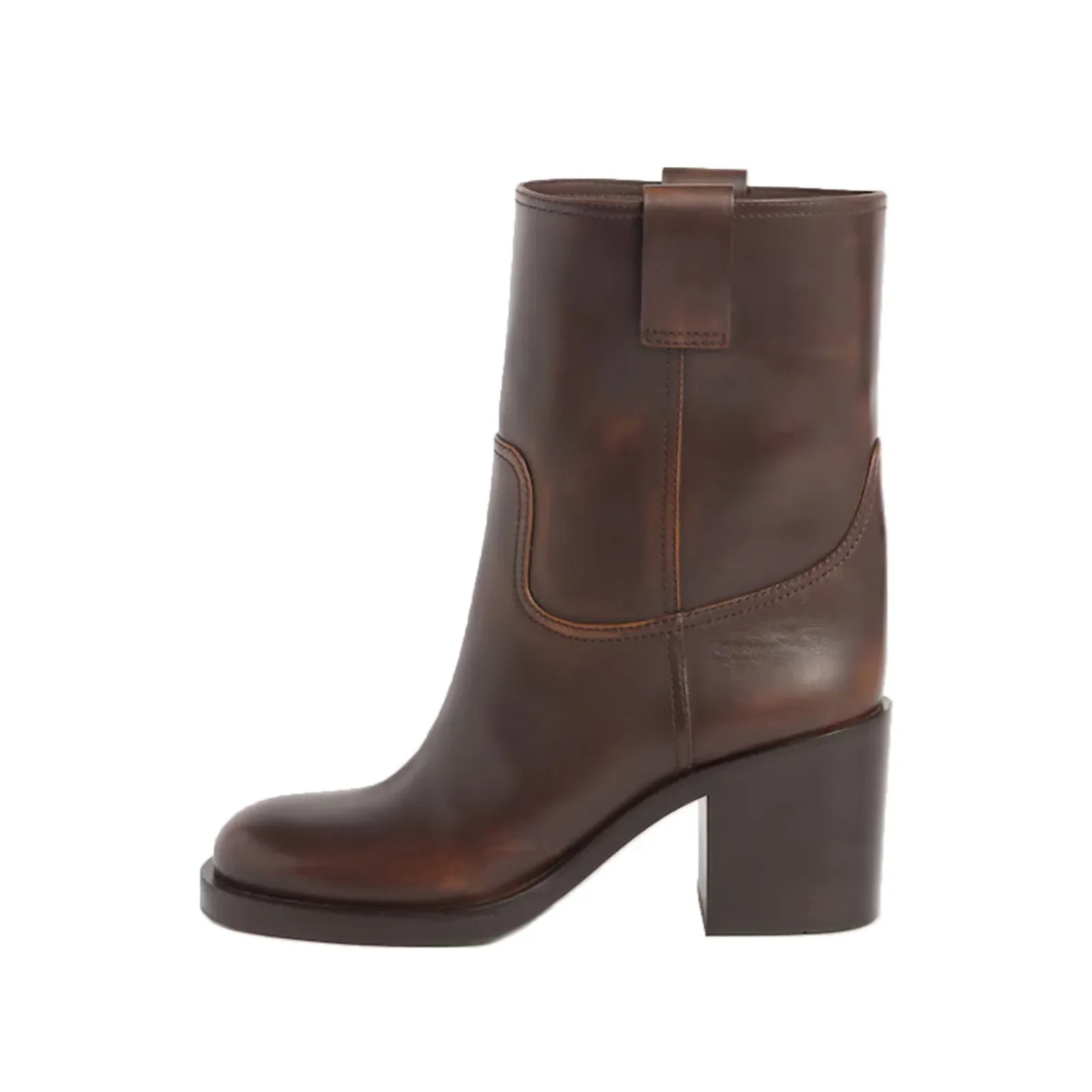 Women's Spring Cowhide Ankle Boots