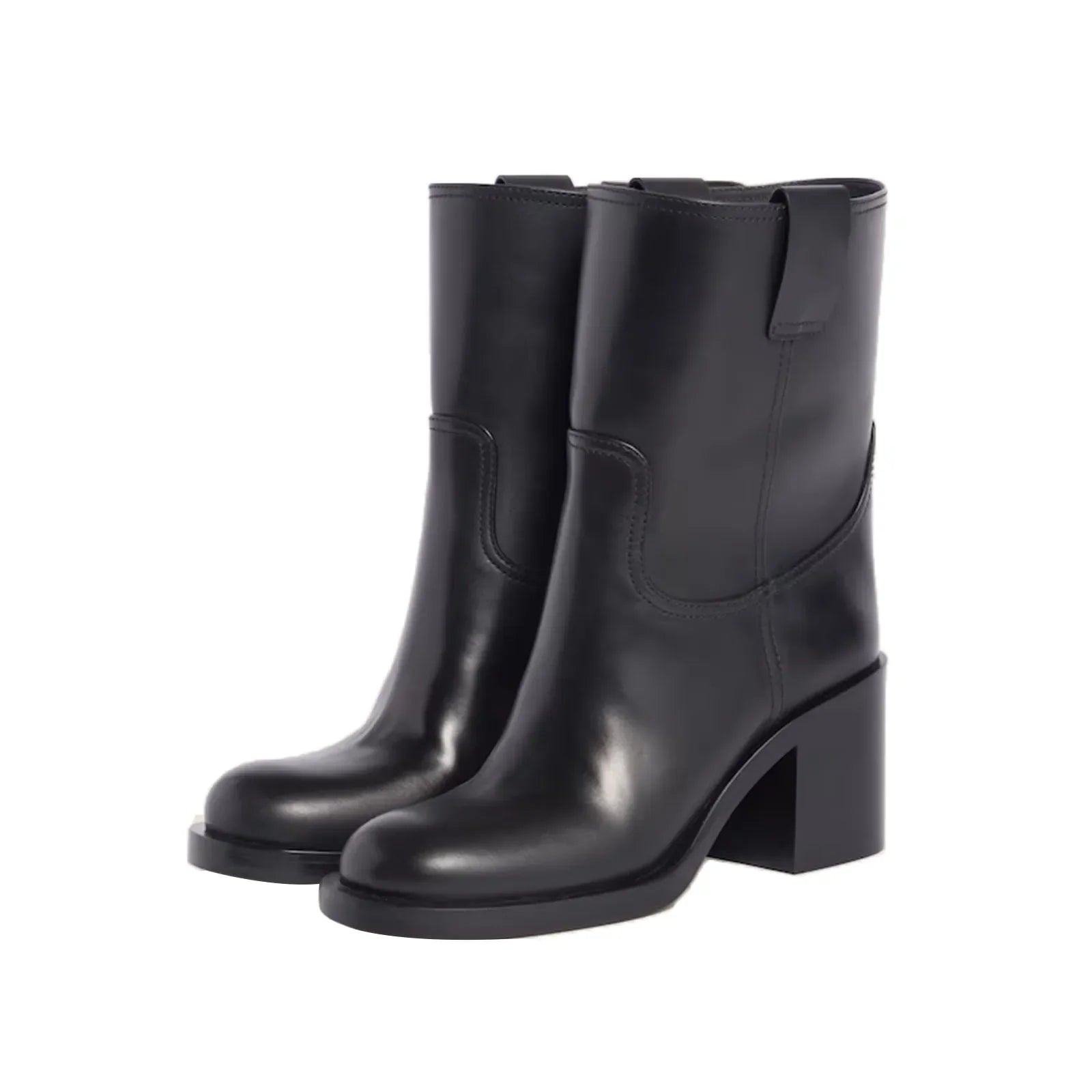 Women's Spring Cowhide Ankle Boots