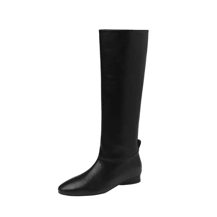 Arden FurtadoAutumn Cowhide riding Boots