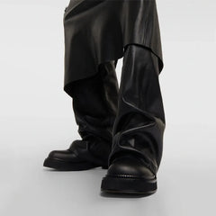ArdenFurtado Black Trouser legs Knight Boots
