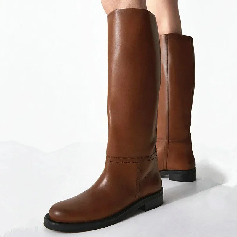 Autumn Retro Knee Boots