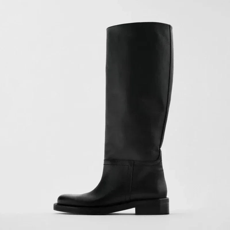 Autumn Retro Knee Boots