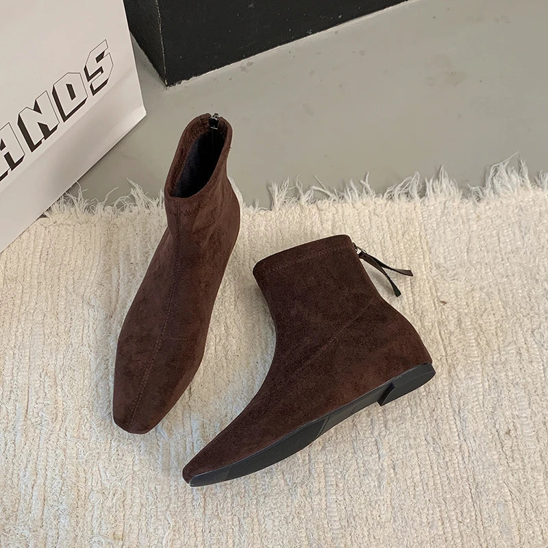Autumn Winter Short Plush Women Ankle Boots