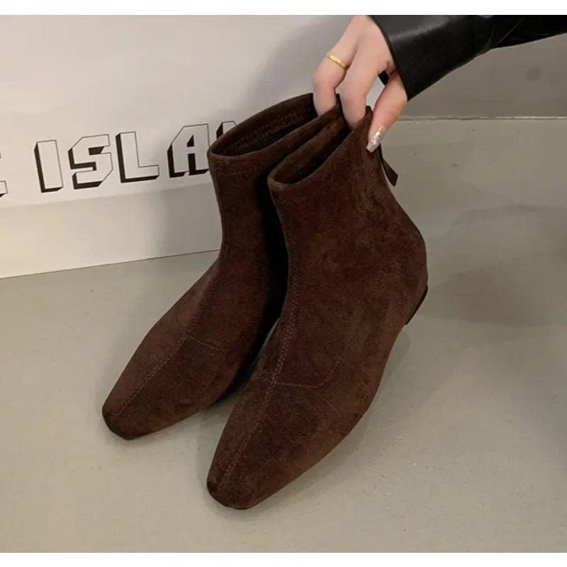 Autumn Winter Short Plush Women Ankle Boots