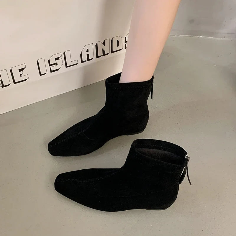 Autumn Winter Short Plush Women Ankle Boots