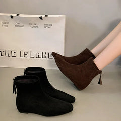Autumn Winter Short Plush Women Ankle Boots