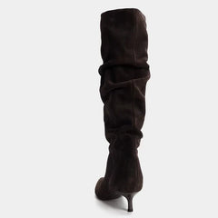 Autumn Winter Suede Knee High Boots