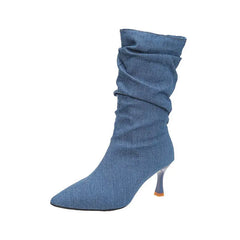 Autumn and Winter French Retro Cowboy Boots