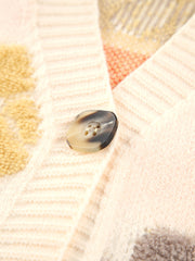 Oversized Floral Charm Cardigan