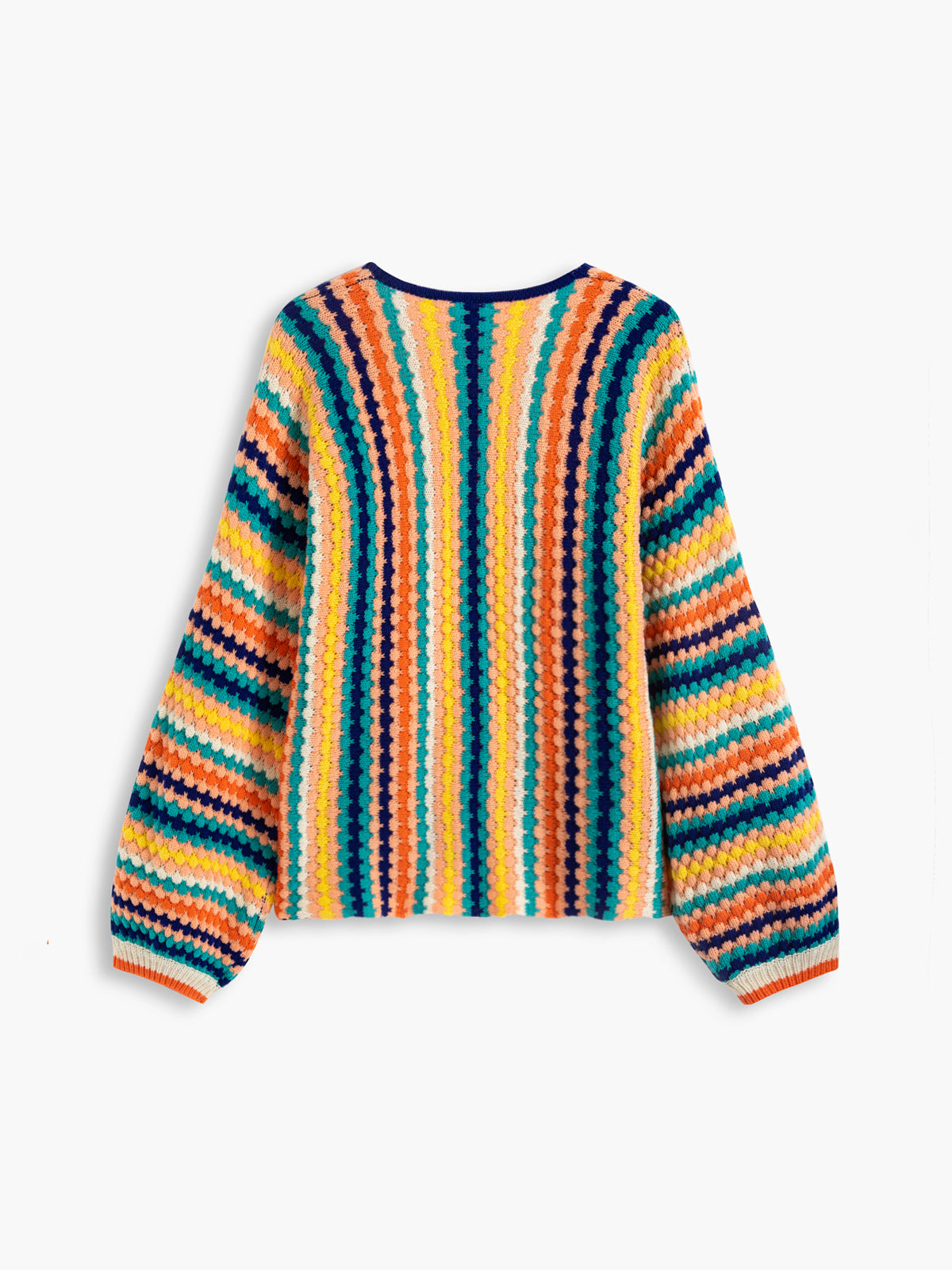Rainbow Melody Stripe Cardigan