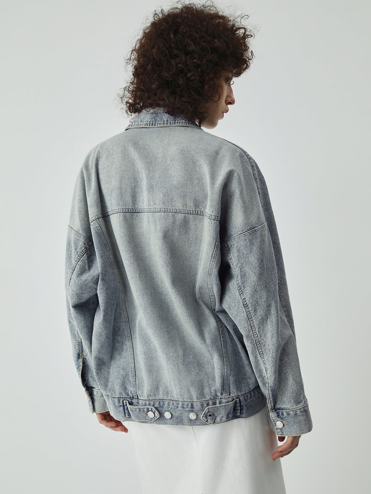 Distressed Detail Denim Jacket