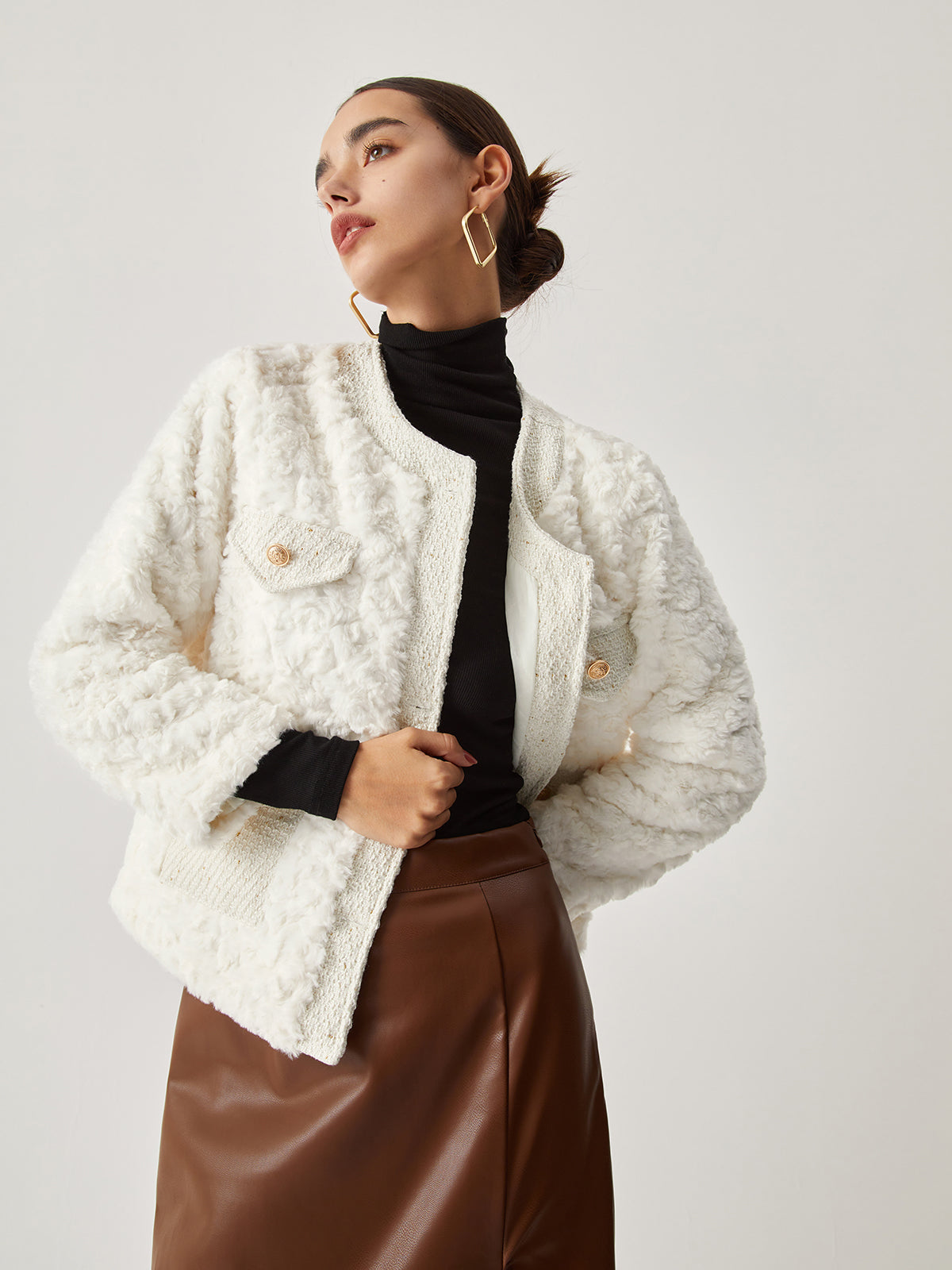 Patchwork Tweed Flurry Jacket