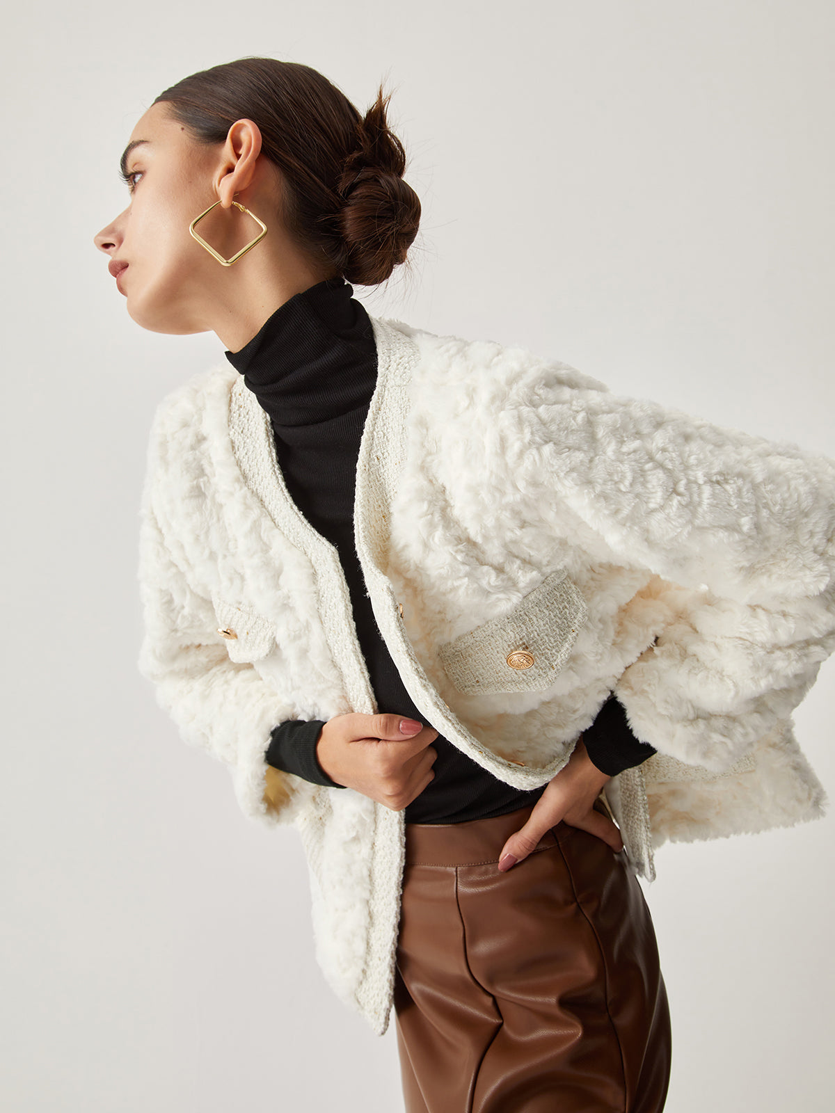 Patchwork Tweed Flurry Jacket