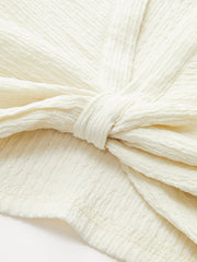 V-Neck Knot Front Sleeveless Top