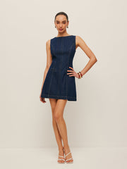 Sleeveless Denim Dress