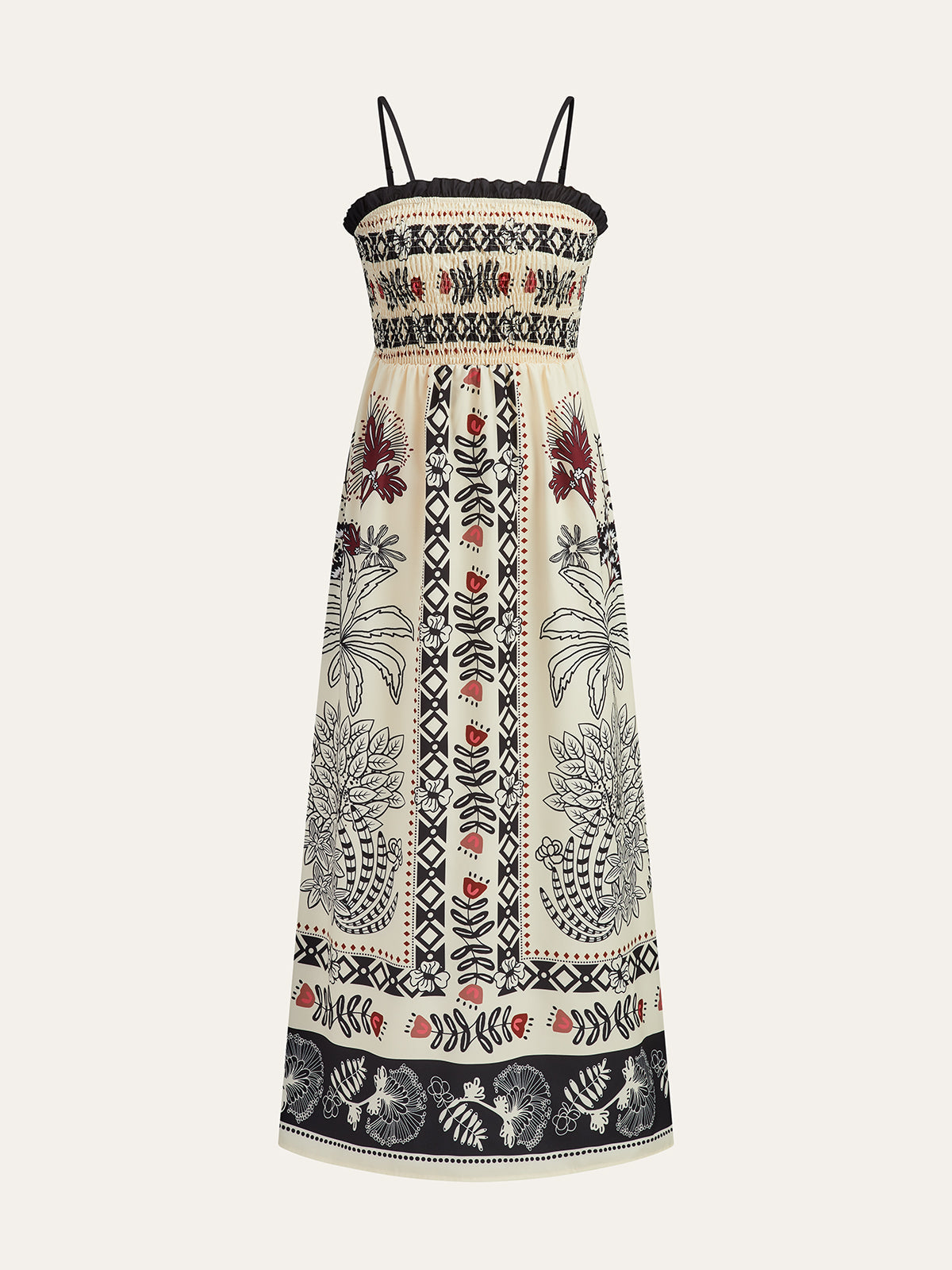 Ethnic-Style Printed  Maxi Dress