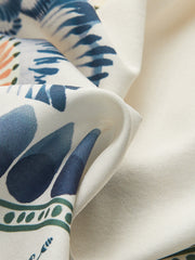 Floral Print Backless Dress