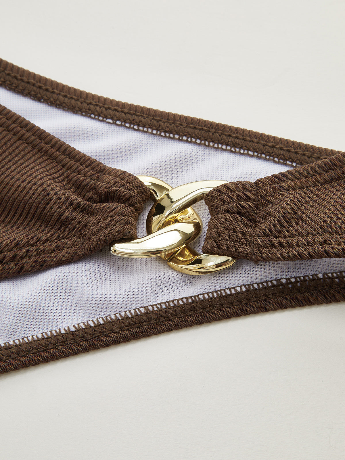 Metal Decor Bikini Set