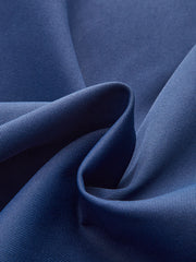 Contrast-Stitch Asymmetric Skort with Belt