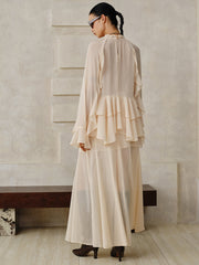 Chiffon Tiered Ruffle Top