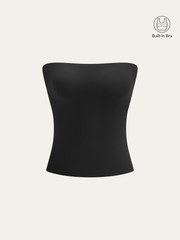Bra-Free Fitted Strapless Top