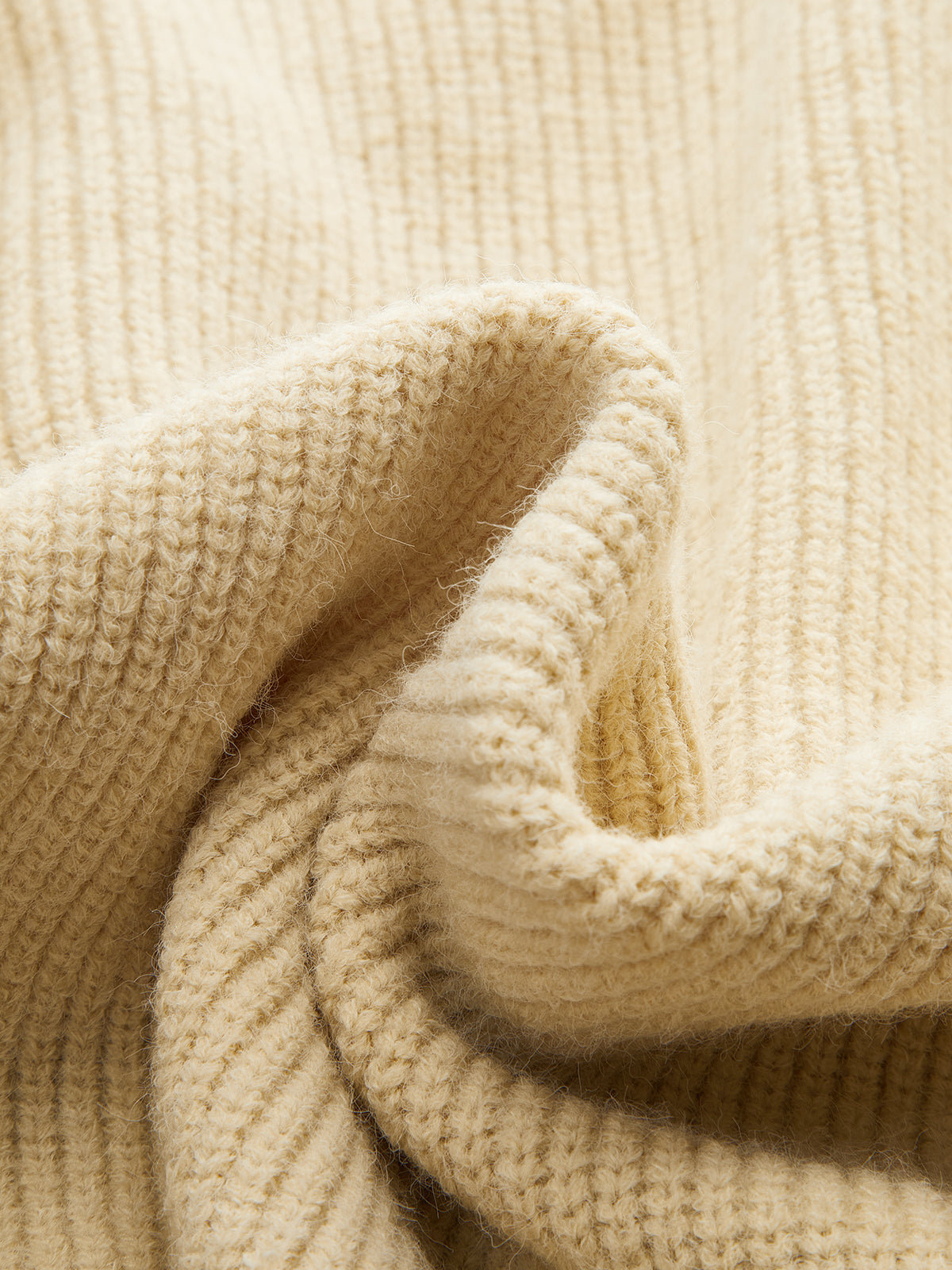 Denim Panel Button Knit Cardigan