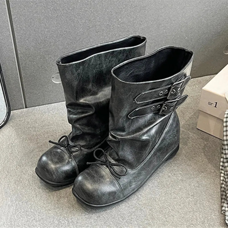 Ballet-Style Ankle Boots