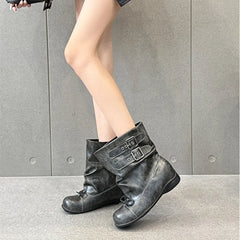 Ballet-Style Ankle Boots