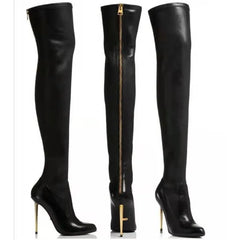 Black Over The Knee Boots