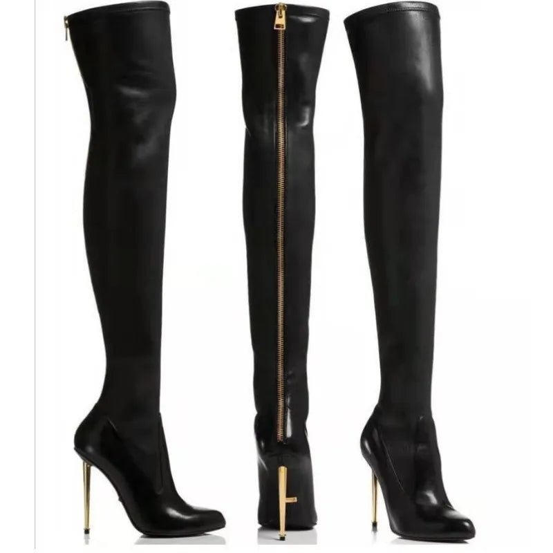 Black Over The Knee Boots