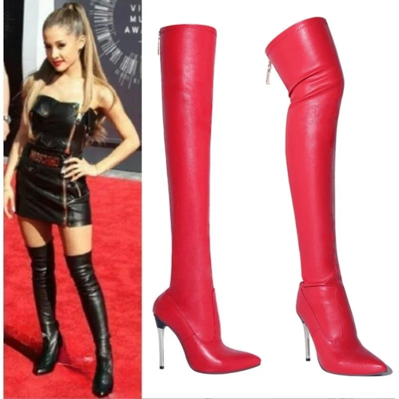 Black Over The Knee Boots