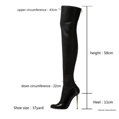 Black Over The Knee Boots