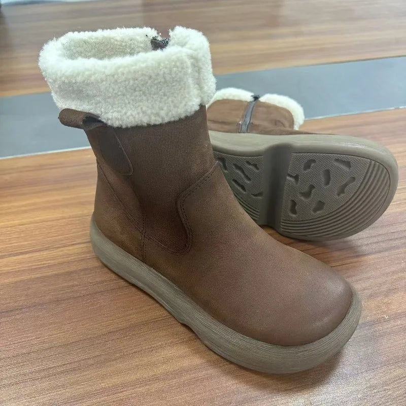 Comfort Warm Fluffy Snow Boots