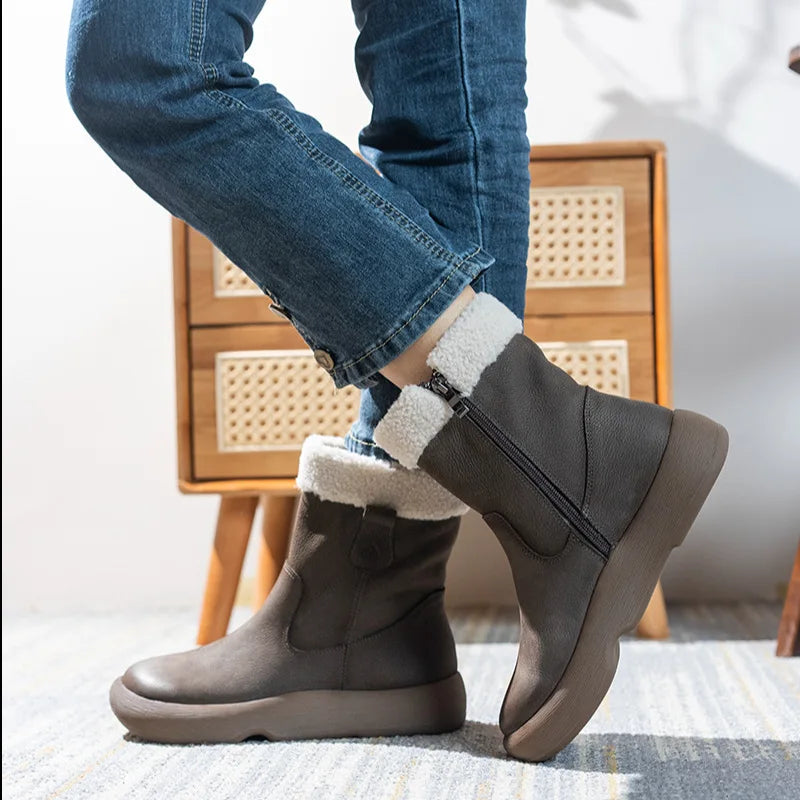 Comfort Warm Fluffy Snow Boots