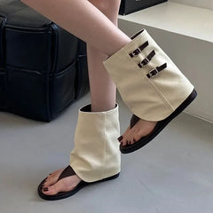 Comfortable Clip Toe Ankle Boots