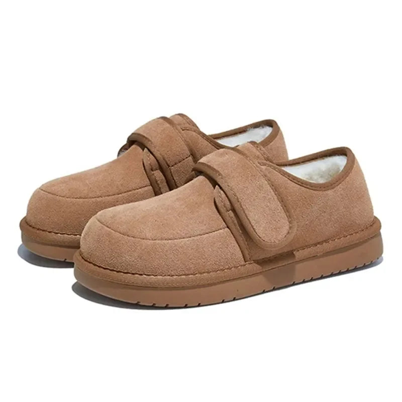 Cozy Short Plush Flat Snow Boots