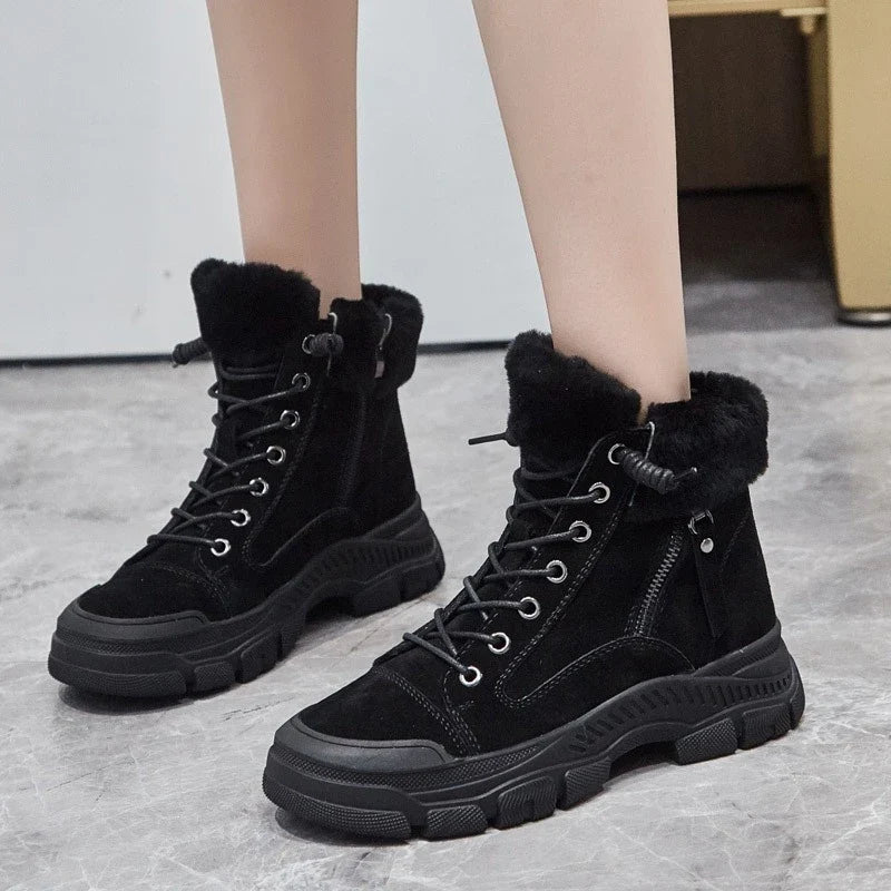 Cozy Warm Plush Ankle Boots